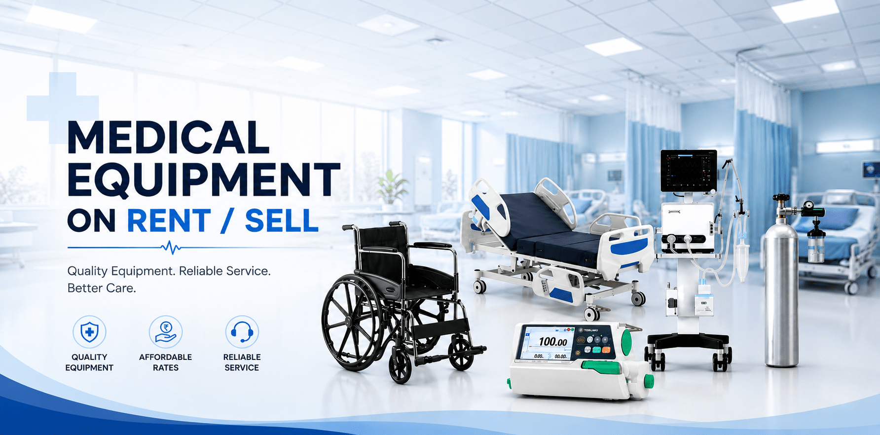 medical equipment on rent patna